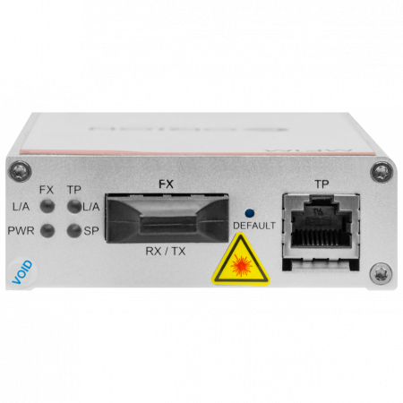 Управляемый индустриальный медиаконвертер 10/100-Base-T / 100Base-FX, 1310нм, 20Км