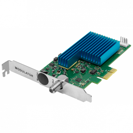 Карта 4-полосного QAM модулятора PCIe