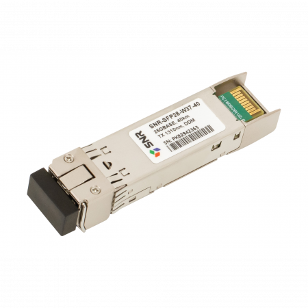 Модуль SFP28 WDM, 25GBASE, разъем LC, дальность до 40км, 1310нм
