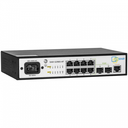 Управляемый коммутатор уровня 2 SNR-S2965-8T-RPS