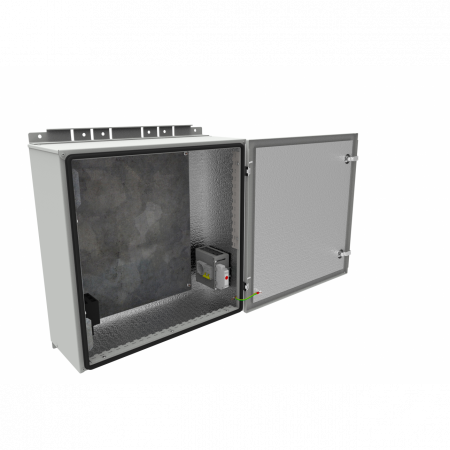 Настенный термошкаф 600x600x250 мм, IP65 (нагрев, контроль климата)