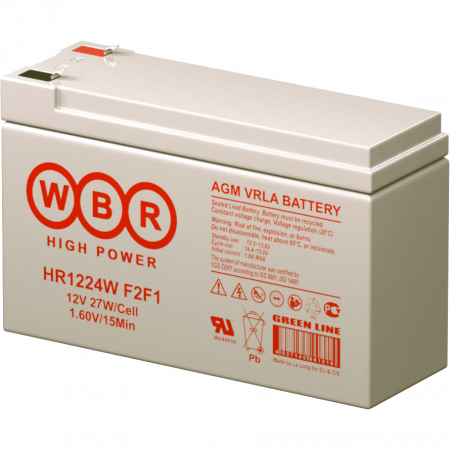 Батарея аккумуляторная WBR HR1224W F2F1