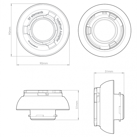 Адаптер RF elements TwistPort для PrismStation™ , IsoStation™ 