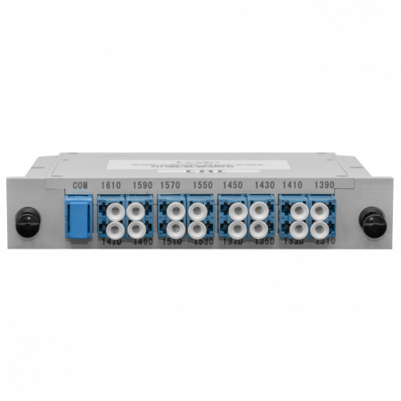 Мультиплексор B-OptiX CWDM одноволоконный 8-канальный (trx:1610-1390, 1470-1310), в пластиковом слоте