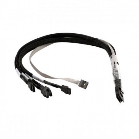 Кабель Adaptec ACK-I-mSASx4-4SATAx1-SB-1M R  mSASI x4 (SFF-8087) to (4) x1 SATA