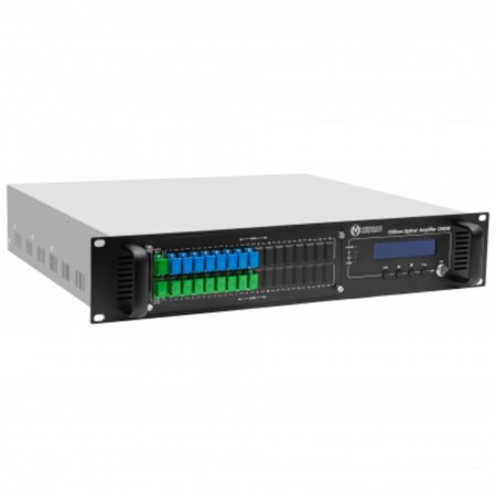 Оптический усилитель VERMAX для сетей КТВ, 2 входа, 8*19dBm выходов, WDM фильтр PON