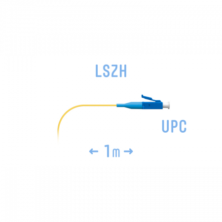 Пигтейл LC/UPC SM (0.9) 1m