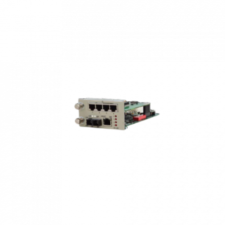 Карта 8xE1, 1xFE, встроенный трансивер для установки в шасси RC001D-1