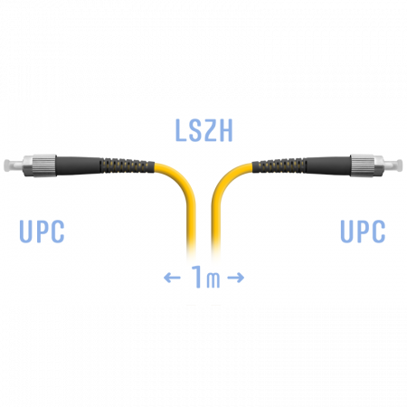 Патчкорд оптический FC/UPC SM  1m