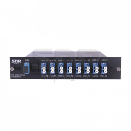 Мультиплексор DWDM одноволоконный 8-канальный в 1/2-слоте