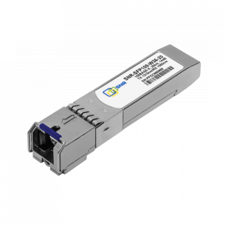  Модуль SFP WDM, дальность до  20км (14dB), 1310нм, 100Mb, бывший в употреблении.