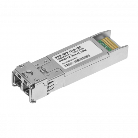 Модуль SFP 1.25G DWDM оптический, дальность до 120км (32dB), 1548.51нм