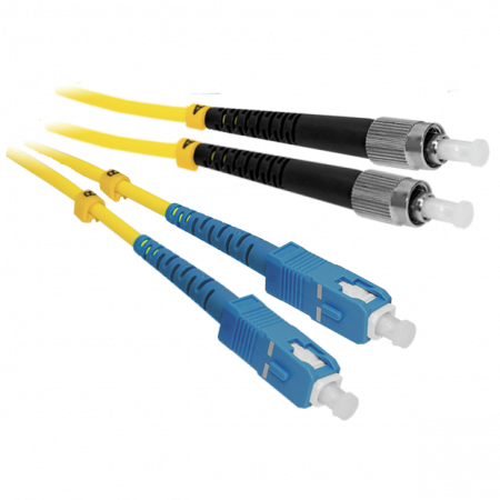 Патчкорд оптический FC/UPC-SC/UPC SM Duplex 1метр