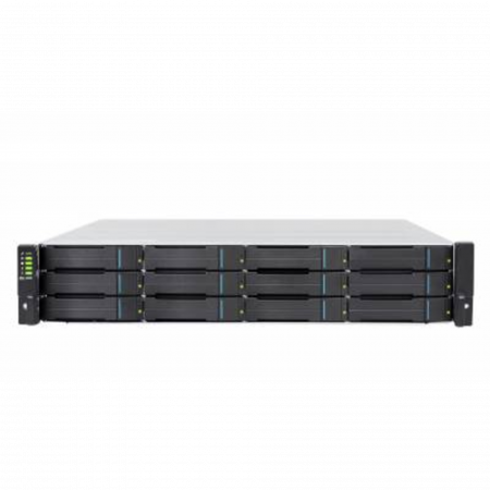 Система хранения данных Infortrend GS3012R2CF-D (2xCtrl, до 12xHDD, 4xSAS12G внеш. порт, 4x4GB, 8x10G портов iSCSI)