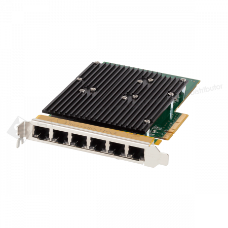 Сетевая карта 6 портов 10/100/1000Base-T (RJ45, Intel i350AM2 и Intel i350AM4), Silicom PE2G6i35-R