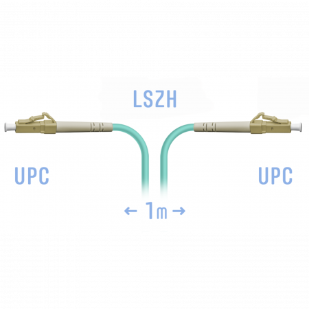 Патчкорд оптический LC/UPC MM 1m