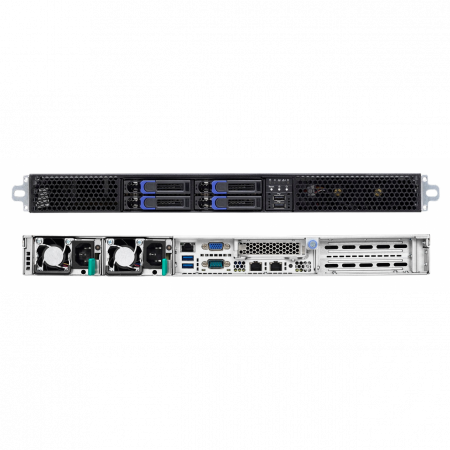 Серверная платформа SNR-SR460R-V3, 1U, E5-2600v3/v4, DDR4, 4xHDD, резервируемый БП