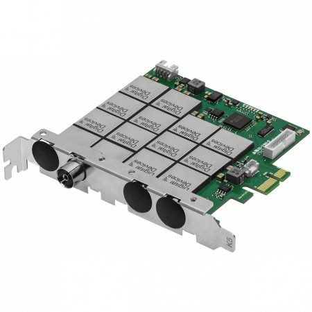 Карта 8-тюнерного приемника DVB-T/T2/C/C2 PCIe