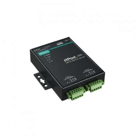 NPort 5230-T 2-портовый преобразователь RS-232 + RS-422/485 в Ethernet с расширенным диапазоном температур
