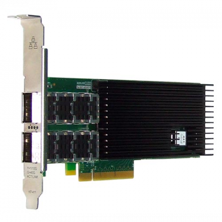 Сетевая карта 2 порта 40GBase-X (QSFP+, Intel XL710BM2), Silicom PE340G2Qi71-QX4