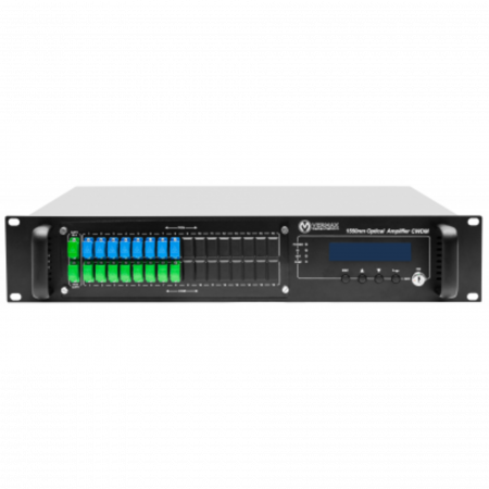 Оптический усилитель VERMAX для сетей КТВ, 2 входа, 8*16dBm выходов, WDM фильтр PON