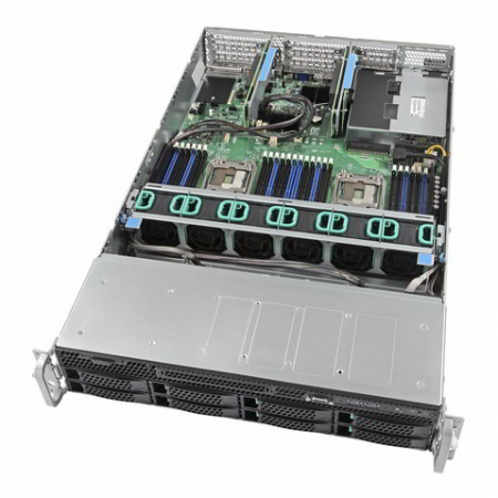 Серверная платформа Intel R2308WTTYSR 2U, 2xE5-2600V3/V4, 24xDDR4, 8x3.5 HDD, 1+0 1100W
