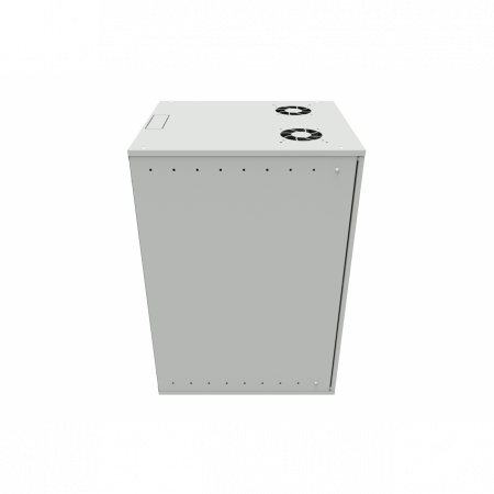 Шкаф телекоммуникационный настенный 18U, 523х600х866мм серия LITE (металлическая дверь)
