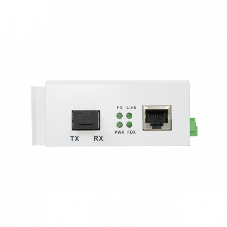 Медиаконвертер 10/100/1000-Base-T / 1000Base-FX с SFP-портом в индустриальном исполнении