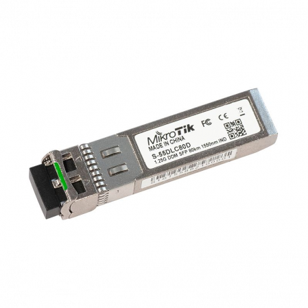 Модуль Mikrotik SFP оптический, 1.25G, дальность до 80км, 1550нм