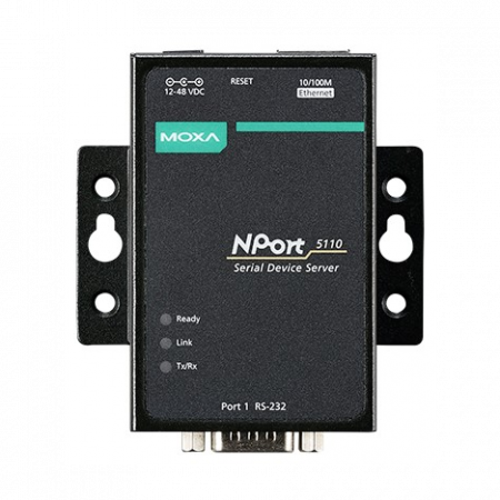 NPort 5110 1-портовый асинхронный сервер RS-232 в Ethernet MOXA