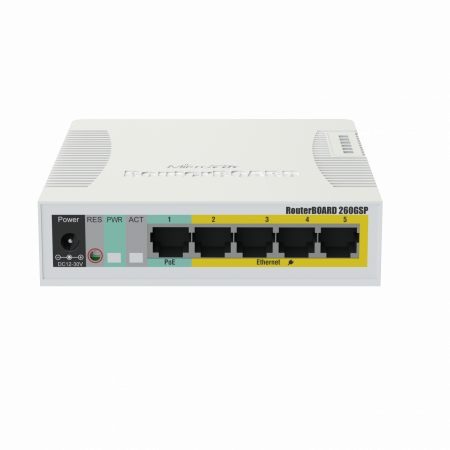 Коммутатор MikroTik CSS106-1G-4P-1S