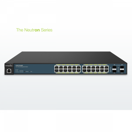 Контроллер WLAN EnGenius, до 50 AP, 24xGE, 4xSFP, PoE+ 185W