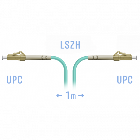 Патчкорд оптический LC/UPC MM 1m
