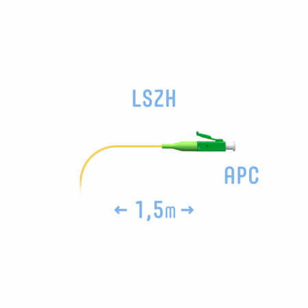 Пигтейл LC/APC SM (0.9) 1.5 m