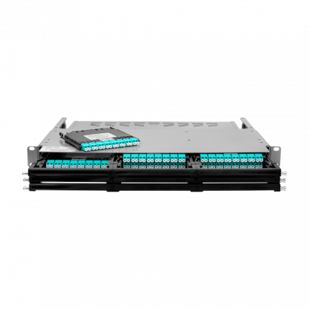 Кассета распределительная MPO/UPC на 16LC/UPC портов MM для SNR-CMP-144P