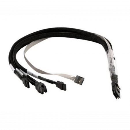 Кабель Adaptec ACK-I-mSASx4-4SATAx1-SB-1M R  mSASI x4 (SFF-8087) to (4) x1 SATA