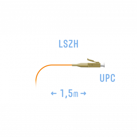 Пигтейл LC/UPC MM (0.9) 1.5 m