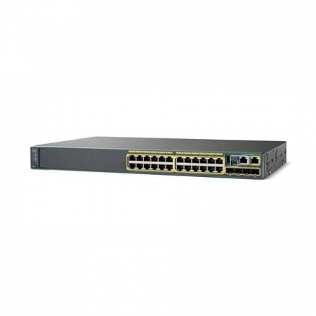 Коммутатор Cisco Catalyst WS-C2960S-24PS-L (некондиция, не работает PoE на 2 портах)