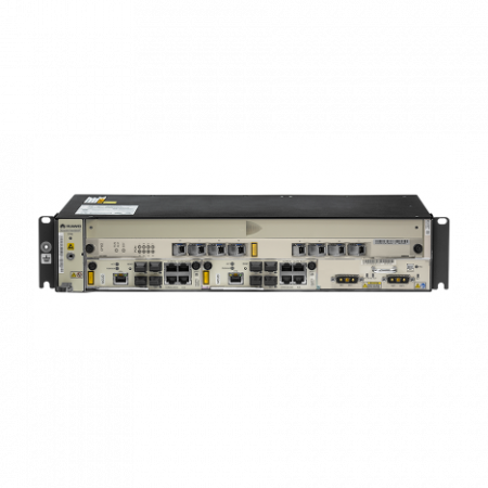 2RU шасси Huawei OLT GPON, 2 слота для установки интерфейсных модулей, 8 GPON портов, DC
