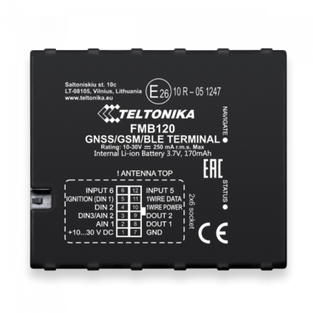 FMB110 GPS контроллер местонахождения и состояния транспорта