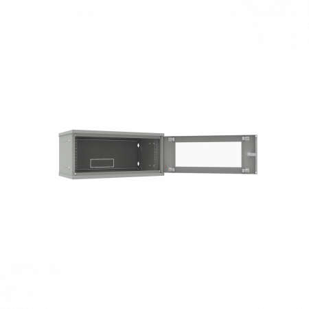 Шкаф телекоммуникационный настенный 4U, 523х300х234мм серия LITE (стеклянная дверь)