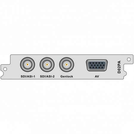 Модуль двухпоточного H.264/MPEG-2 декодера SDI и CVBS D02PA для DCP-3000MF