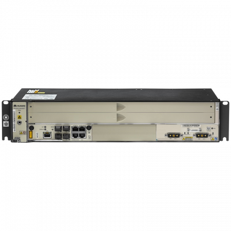 2RU шасси Huawei OLT GPON, 2 слота для установки интерфейсных модулей, 2x10G порта, 1xMCUD1, MPWC
