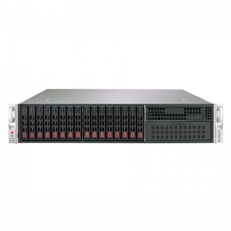 Платформа Supermicro 2U AS-2113S-WTRT, Один процессор AMD Epyc 7002, DDR4, 16x2,5 HDD SATA, 2x10GBase-T