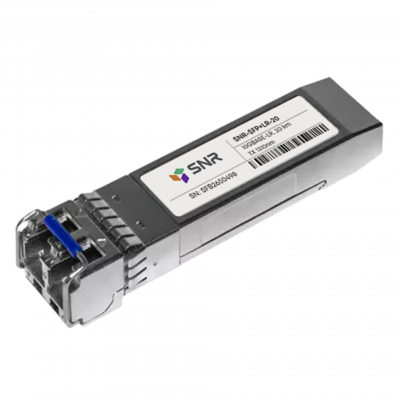Модуль SFP+ оптический, дальность до 20км (11dB), 1310нм, прошиты под HP