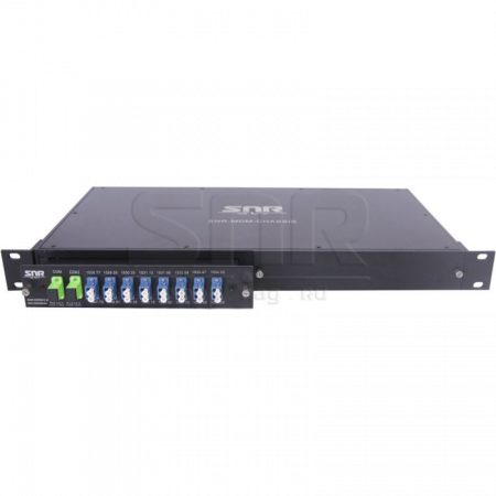 Мультиплексор DWDM двухволоконный 8-канальный в 1/2-слоте