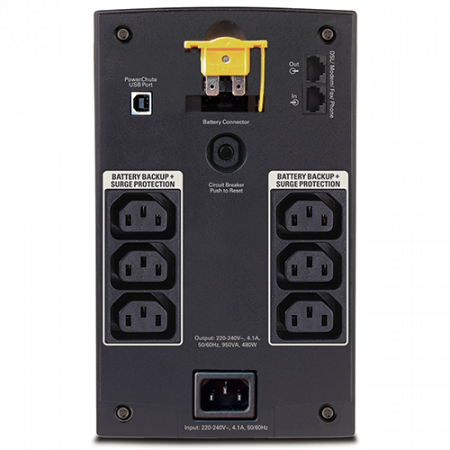 Источник бесперебойного питания Back-UPS, 480Вт/950ВА, 230В, BX950UI
