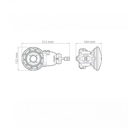 Симметричная рупорная антенна RF elements HG3-TP-S50 5GHz 14dBi