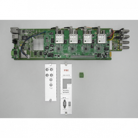 Модуль 4-тюнерного трансмодулятора QAM DMM-2410TM-30T2C (4 PLP DVB-T2  в 4 DVB-C) для цифровой ГС PBI DMM-1000