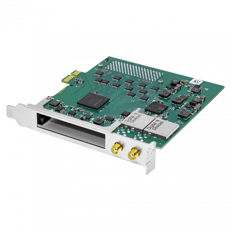 Карта 2-тюнерного приемника DVB-S2 c 2 CI слотами PCIe
